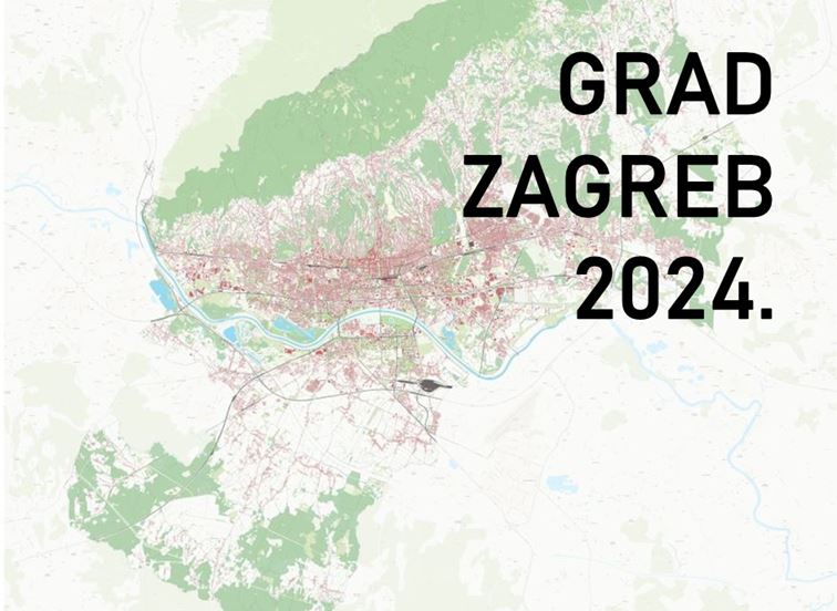 Pregledna karta Grada Zagreba, 2024.